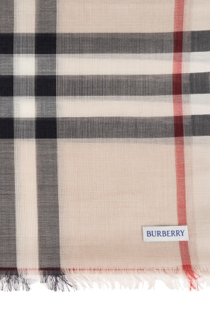 Burberry Scarf with a check pattern