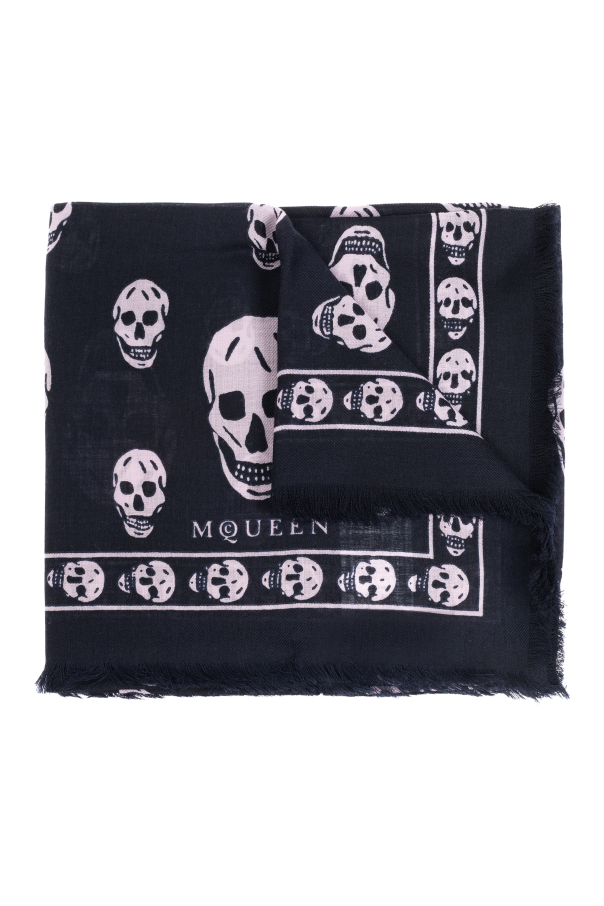 Wool scarf with logo, zdjęcie 1 Wool scarf with logo od Alexander McQueen