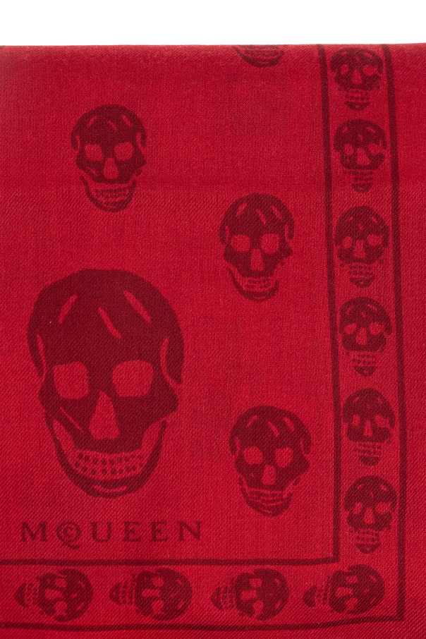 Alexander McQueen Wełniany szal