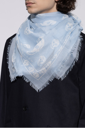 Scarf with a distinctive skull motif od Alexander McQueen