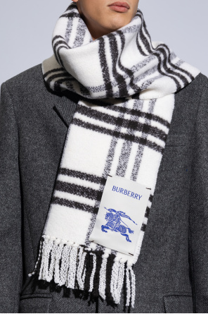 Burberry leather Wool scarf