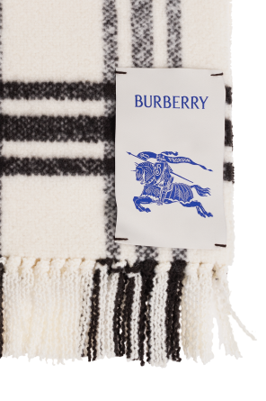 Burberry leather Wool scarf