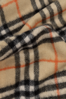 Burberry Kids beige Burberry Kids check pattern scarf