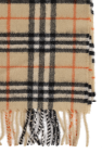 Burberry Kids beige Burberry Kids check pattern scarf