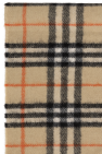 Burberry Kids beige Burberry Kids check pattern scarf