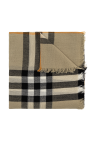 Burberry beige Check Pattern Scarf