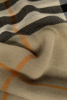 Burberry beige Check Pattern Scarf
