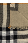 Burberry beige Check Pattern Scarf