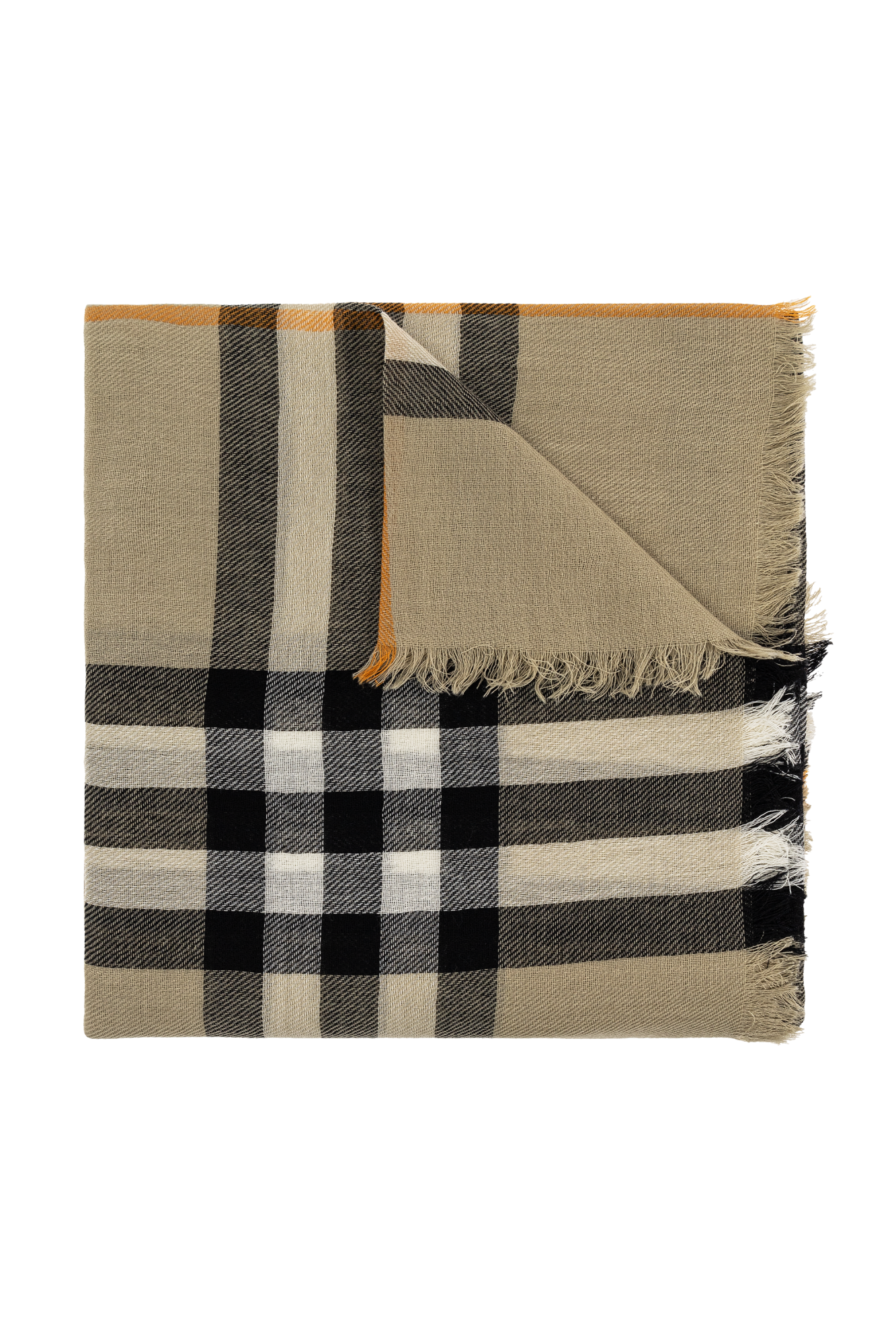 Burberry Check Pattern Scarf