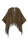 Burberry GREEN Wool Poncho