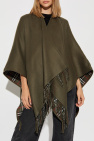 Burberry GREEN Wool Poncho