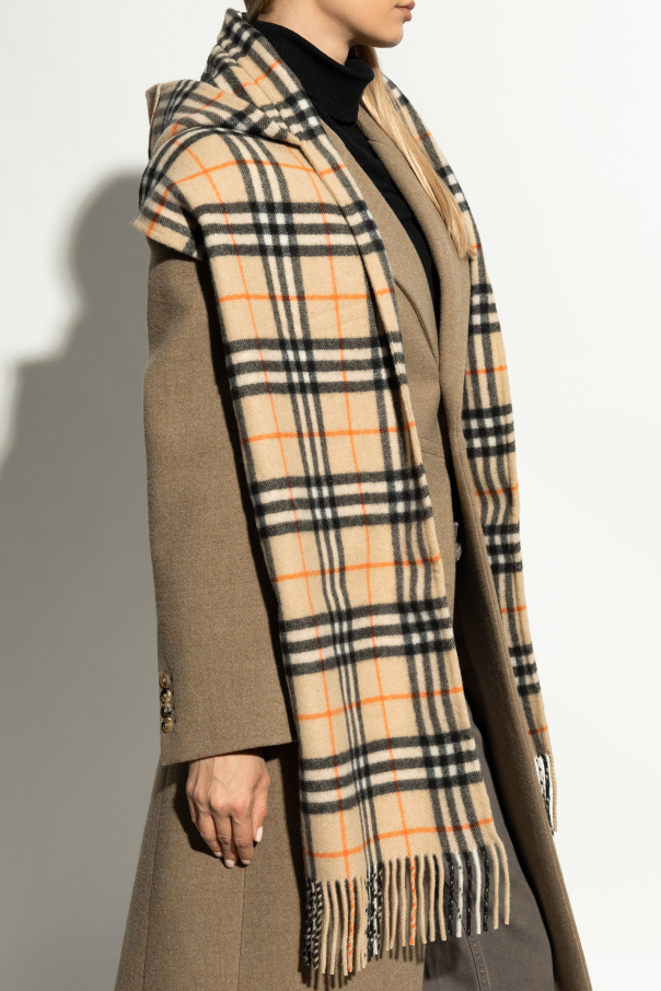 Burberry Cashmere Hood with Scarf