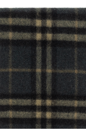 Burberry Cashmere scarf with check pattern