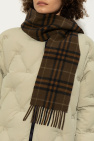 Burberry BROWN Scarf with check pattern