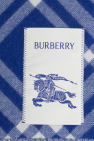 Burberry BLUE Scarf with check pattern