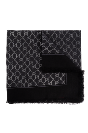 Scarf with monogram