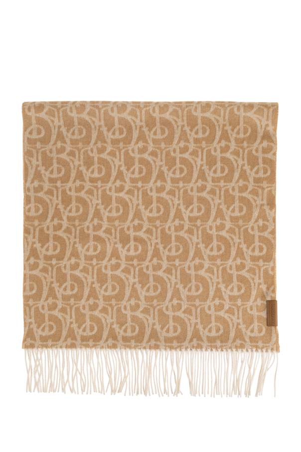 Cashmere scarf with fringes, zdjęcie 1 Cashmere scarf with fringes od Burberry