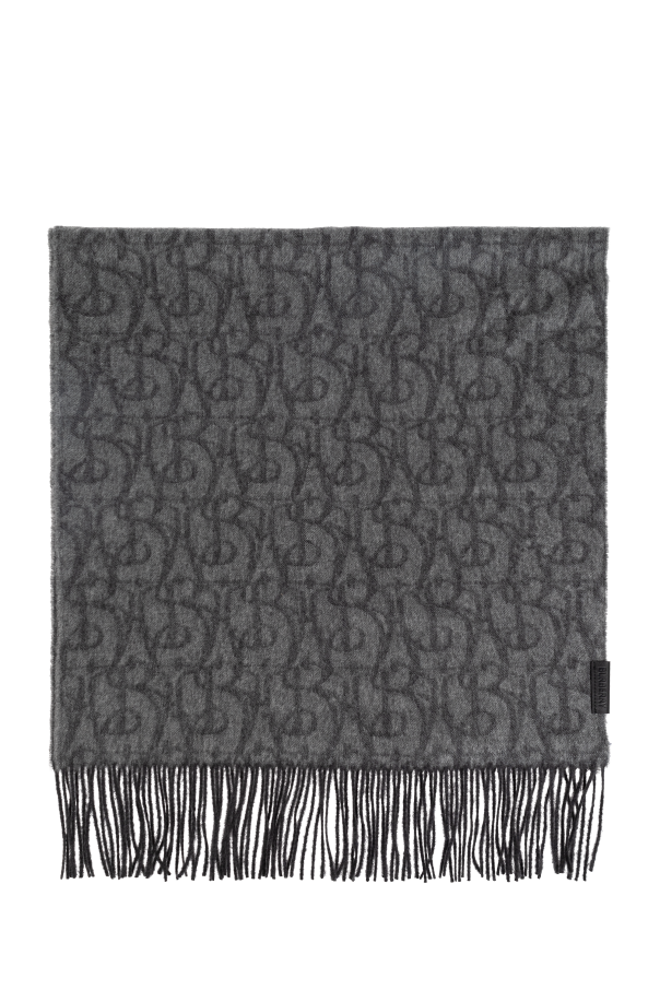 Cashmere scarf with fringes, zdjęcie 1 Cashmere scarf with fringes od Burberry