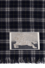 Burberry NAVY BLUE Scarf with check pattern
