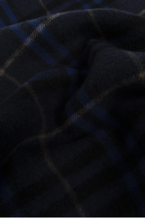 Burberry Cashmere scarf with check pattern