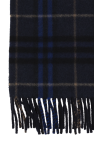Burberry Cashmere scarf with check pattern