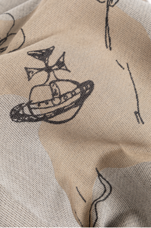 Vivienne Westwood Cotton scarf with monogram