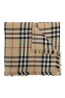 Burberry beige Scarf with check pattern