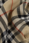 Burberry beige Scarf with check pattern