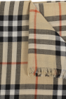 Burberry beige Scarf with check pattern