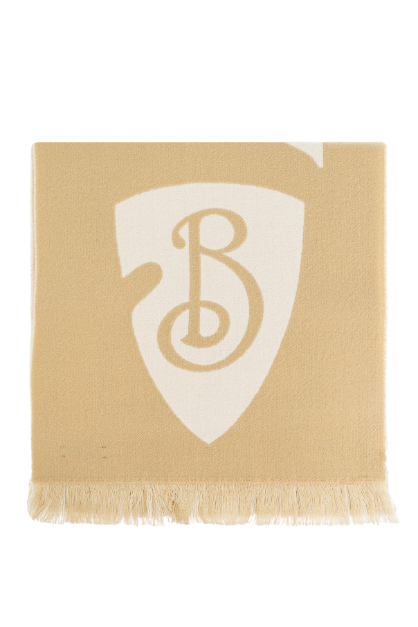Wool scarf with logo od Burberry