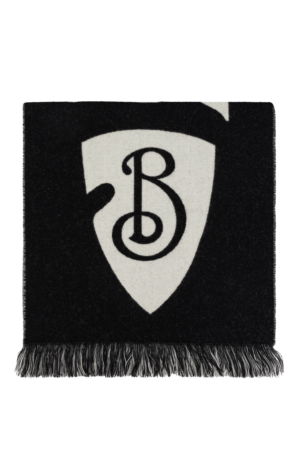 Wool scarf with logo od Burberry