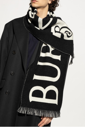 Burberry Wool scarf with logo