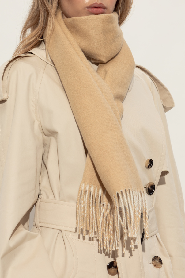 Burberry Cashmere scarf with logo