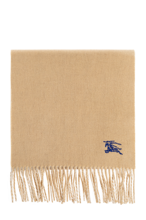 Cashmere scarf with logo