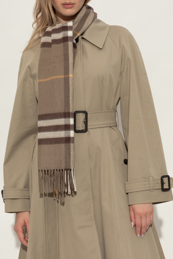 Burberry Pañuelo con estampado a cuadros