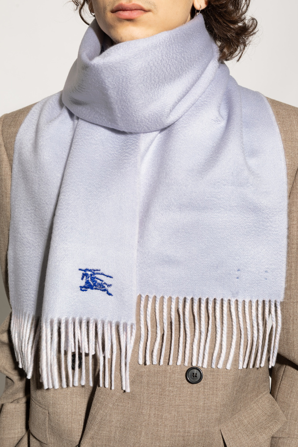 Burberry Bufanda de cachemira con logo