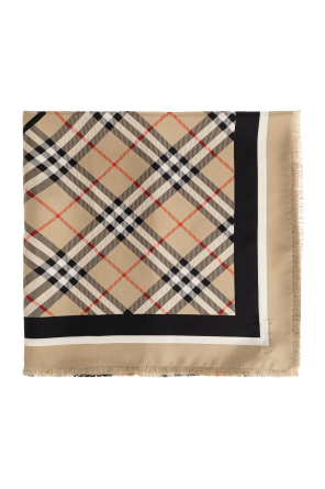 Jedwabny szal od Burberry