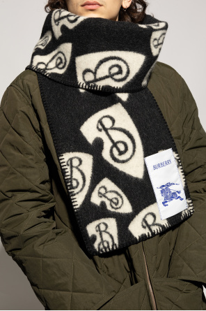 Burberry Wool scarf with logo