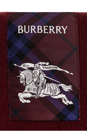 Burberry Cashmere scarf with logo patch