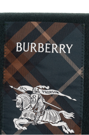 Burberry Cashmere scarf with logo patch