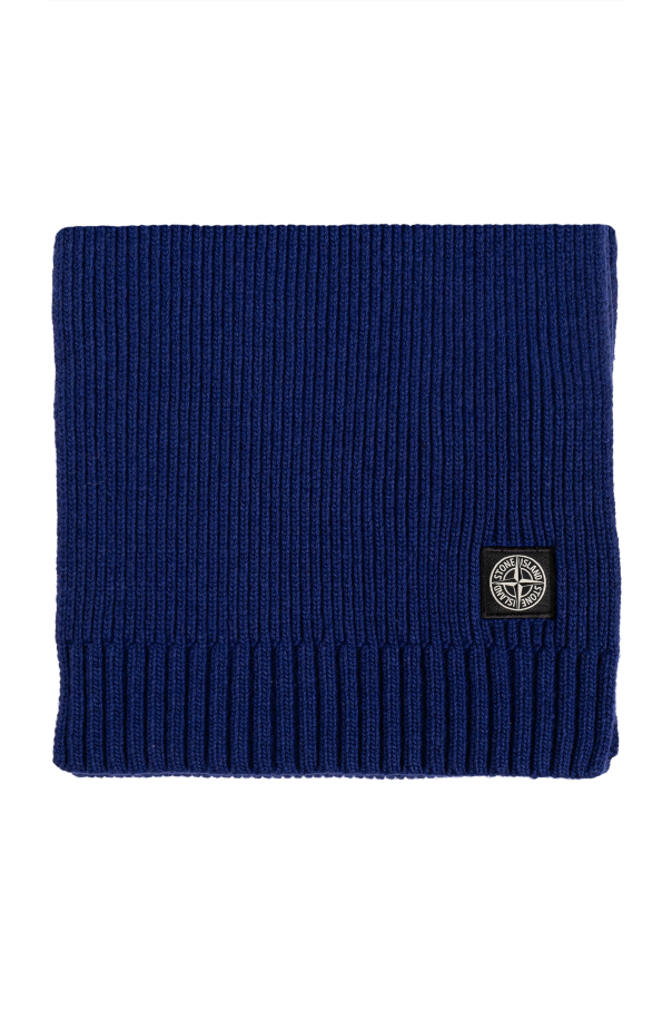 Stone Island Kids Scarf with logo