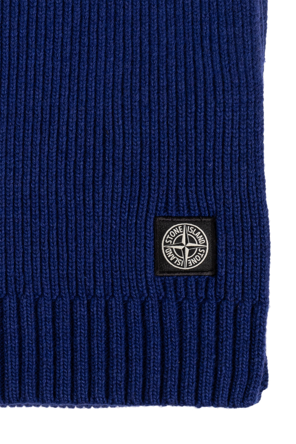 Stone Island Kids Scarf with logo