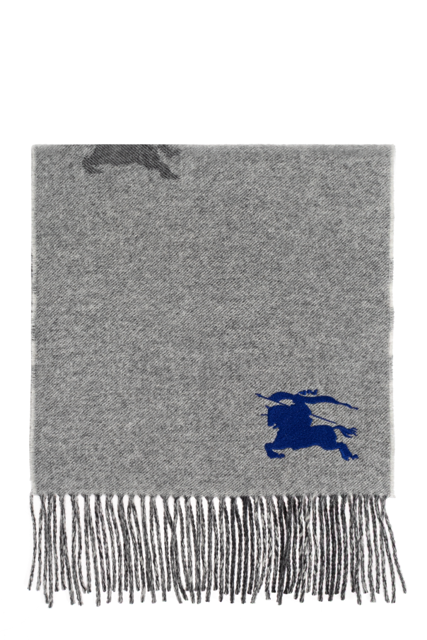 Scarf with embroidered logo od Burberry