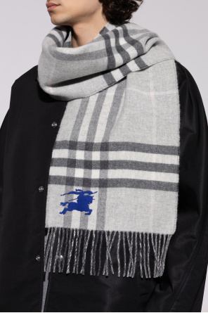 Burberry Schal mit aufgesticktem Logo