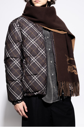 Burberry Chal de cachemira con flecos