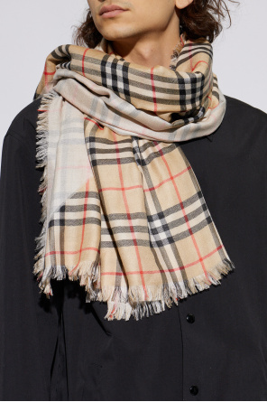 Burberry Cachecol com acabamento cru