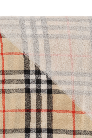 Burberry Cachecol com acabamento cru