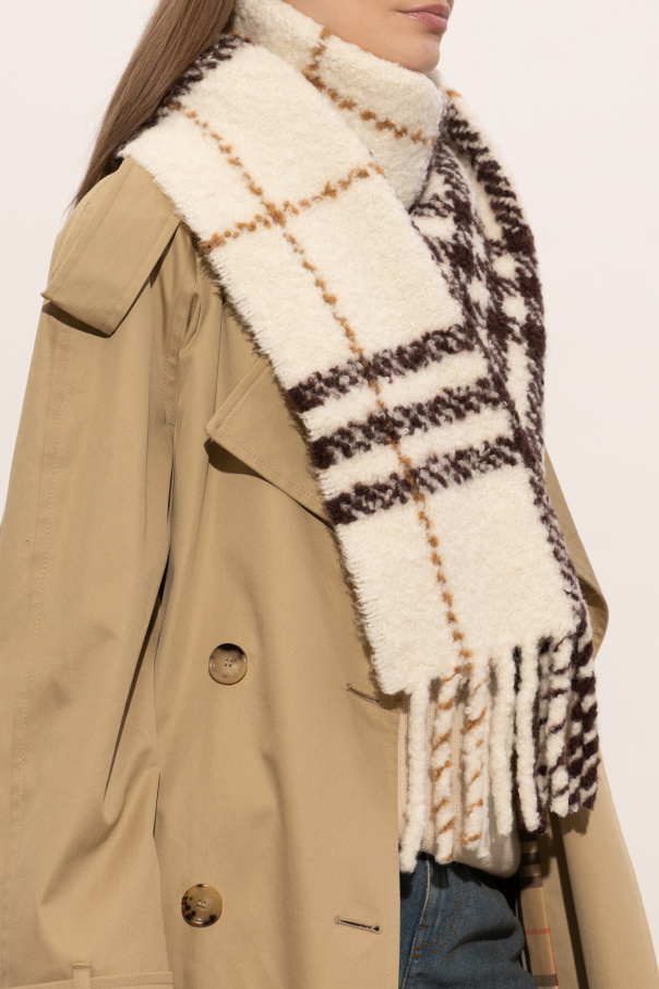 Burberry Scarf with a check pattern