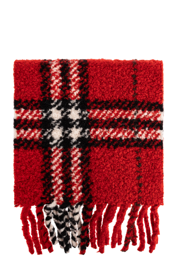 Scarf with a checked pattern od Burberry
