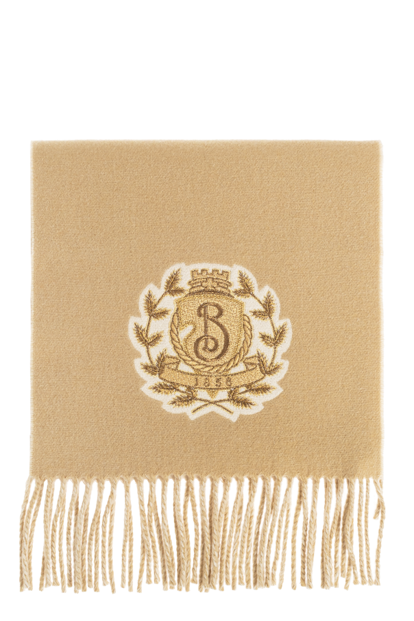 Scarf with embroidered logo od Burberry